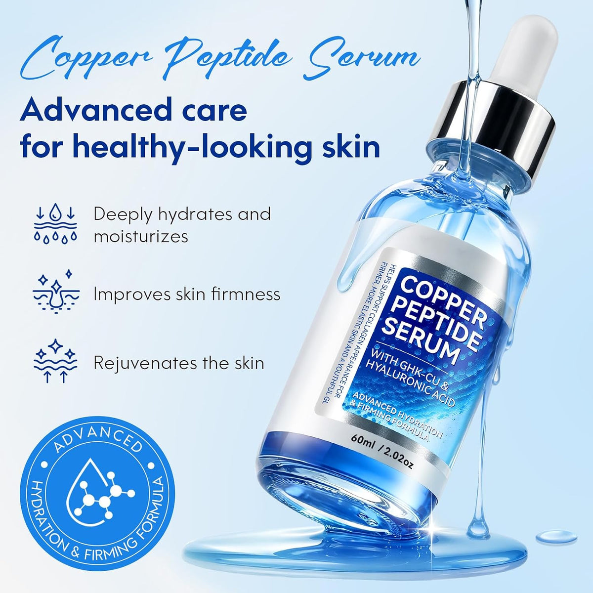 Advanced care for healthy-looking skin: hydrates, improves firmness, rejuvenates