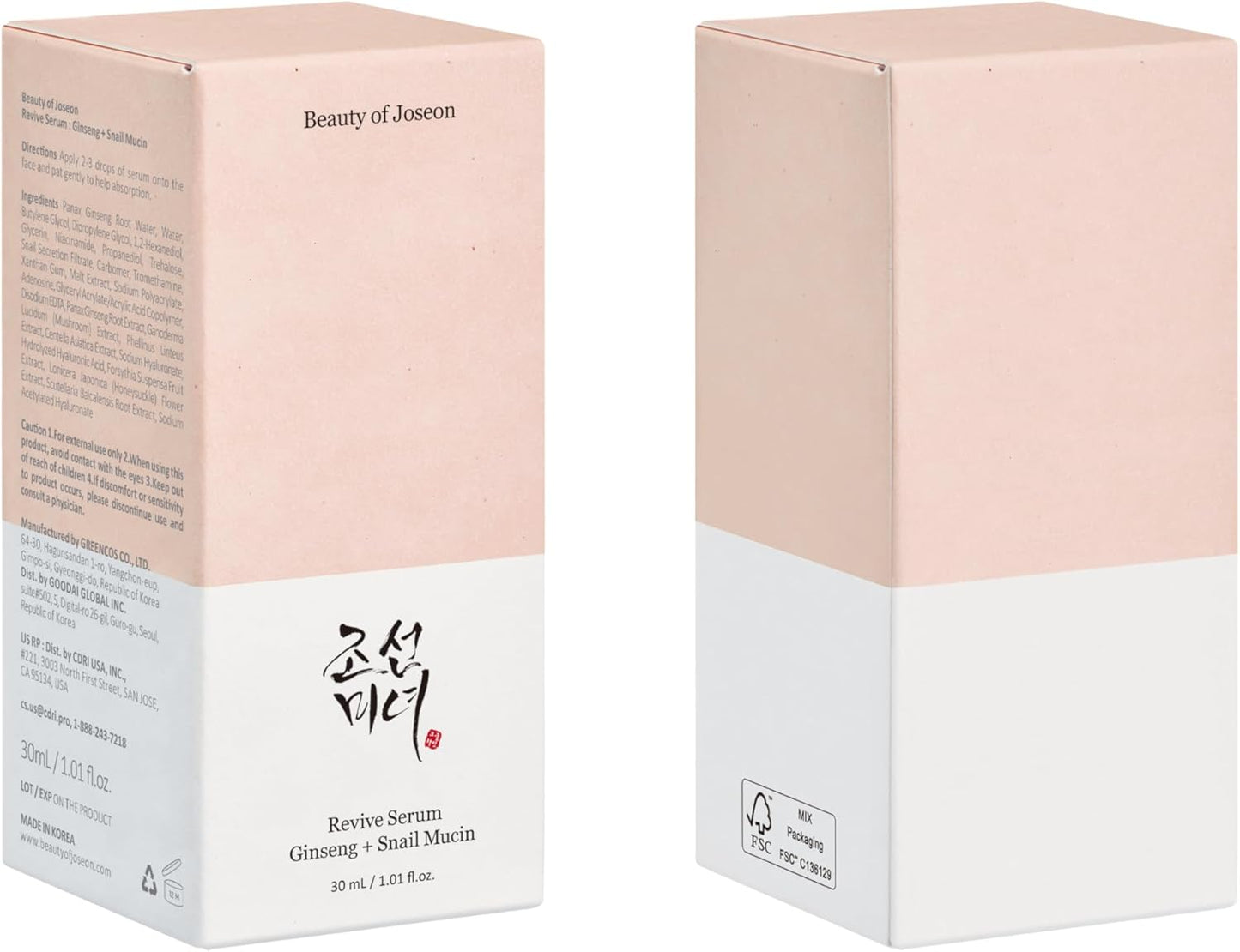 Revive Snail Mucin Ginseng Serum