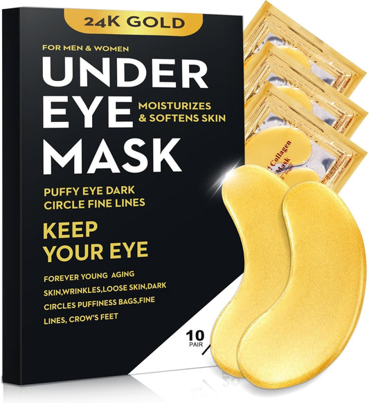 24K Gold Under Eye Patches