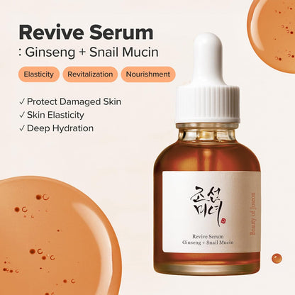 Revive Snail Mucin Ginseng Serum