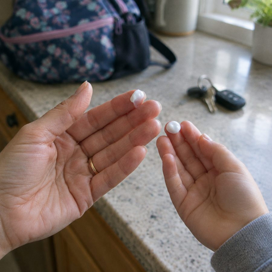 The whole tween routine is three products